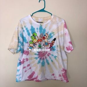 🌸5/$25 Cropped Rugrats Graphic Tee! (L)